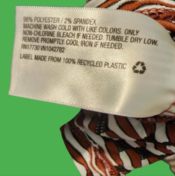 Ava & Viv Geometric Print Long Sleeve Blouse - Size: 3X - Picture 4 of 4